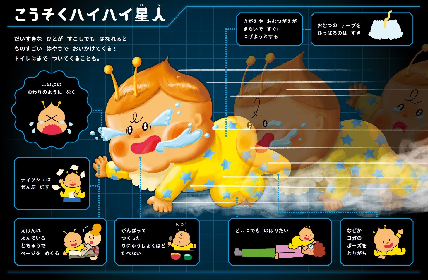 「あるある！」がいっぱいの絵本『はっけん！　こども星人』発売