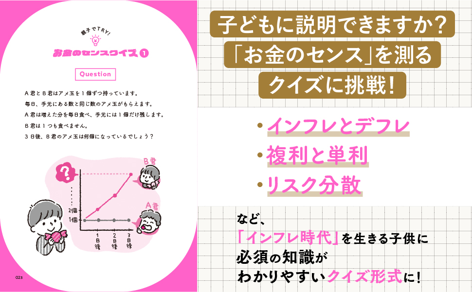 『10歳の子どもには毎週1000円渡しなさい』！インフレ時代を生き残る新たな金融教育本